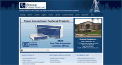 Desktop Screenshot of powerconnections.com